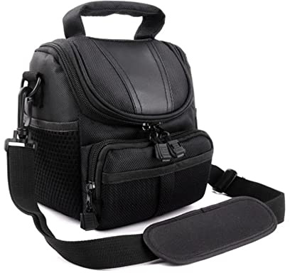 Sac à bandoulière léger noir avec bandoulière pour appareil photo Panasonic Lumix DMC FZ72, FZ70, FZ62, FZ60, FZ48, FZ45, FZ40
