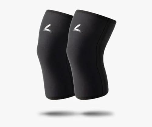 Reeva Powerlifting Knieschoner - Schwarz - M