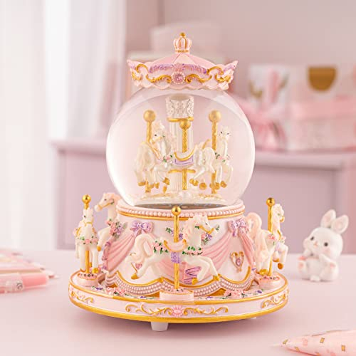 KISIVE Snow Globe You are My Sunshine Music Box Daughter Birthday Gifts for Women Girls Friend Sister, Christmas Xmas Valentine Snow Globe