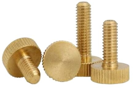 20 STÜCKE M3 M4 M5 M6 Rändelschrauben aus Messing mit flachem Kopf(M6X25 20PCS)
