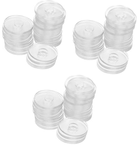 iplusmile 150 Piezas Junta Transparente Arandelas Para Tornillos Junta De Estanqueidad Arandela Plana Juntas Planas Arandelas De La Manija De La Puerta De La Ducha Juntas Redondas Vinilo