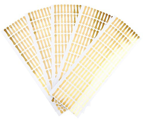 SEWACC 500pcs Tamper Evident Decals 2x0.5cm Adhesive PVC Security Seal Stickers for Food and Cosmetic Packaging, Tamper Seal Tape Labels for Anti-tampering Protection