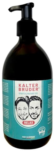 Kalter Bruder® Kühlgel 500ml – Massagegel bei unruhigen Beinen und Muskelverspannungen | Schnelle Hilfe & Regeneration | 100% Made in Germany | Über 35.000 zufriedene Kunden