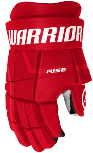 Warrior Rise Senior - Guantes para niños (13 pulgadas), color rojo