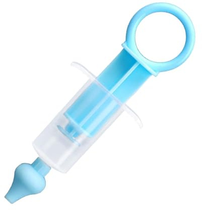 Irrigatore Nasale (10 ml), per neonato portatile dispositivo di risciacquo, Riutilizzabile Aspiratore Nasale, Per Neonati y Bambini, Blu
