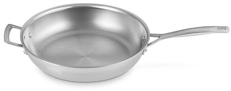 Le Creuset 12 Classic Stainless Steel 3-Ply Frying Pan