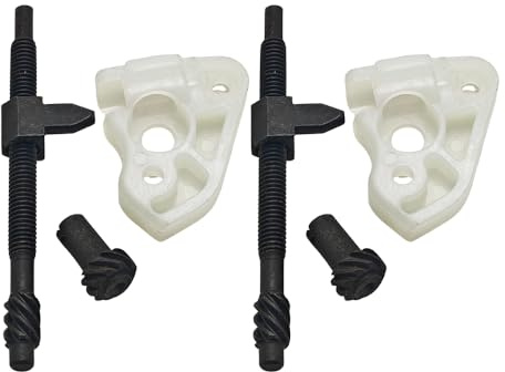 RUURUU 2 tornillos tensores de ajuste de cadena para motosierra Husqvarna 362, 365, 371, 372, 372XP, 385, 390, 570, 575, 576 - OEM 537 07 95-01/503 99 83-01/537 07 94-07 01/53 7 01 68-01