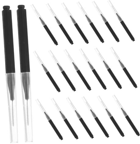 VALICLUD 50 Schwarze Interdentalbürsten Aus Pp/nylon Und Edelstahl Ergonomischer Griff Weiche Borsten Zur Zahnzwischenraumreinigung Langlebig Für Mundhygiene Unterwegs Und Hause