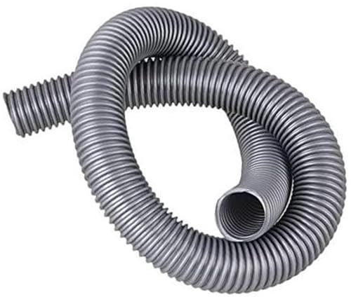 QASULER Gray Basic Central Vacuum Hose 35mm Extension Flexible Vacuum Line Model 00245 Vacuum Cleaner Hose Replacement