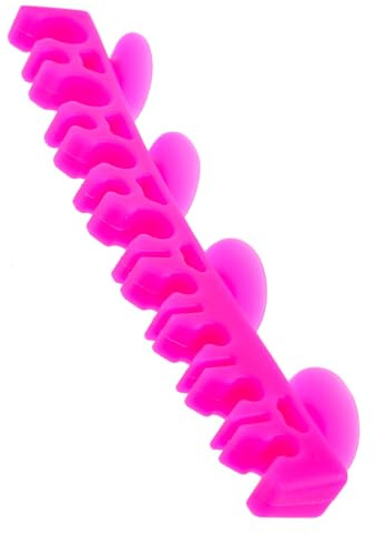 LOORGVEL Make Up Pinsel Halter für Ordentliche Aufbewahrung an Wand und Lufttrocknung Silikon mit Saugnapf und Mehrfachfach oder Schublade