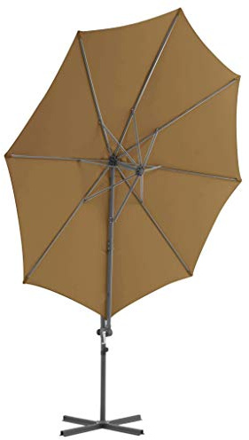 GLJTUO Parasol Déporté en Acier, Résistant À L'Inclinaison Et À La Décoloration, pour Balcon Et Jardin,