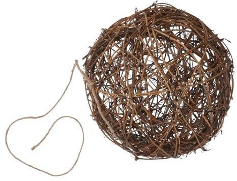 BESTonZON 1 Pièce Oiseaux Rotin pour Extérieur Matériau de Construction DIY pour Jardin Attire Autres Oiseaux