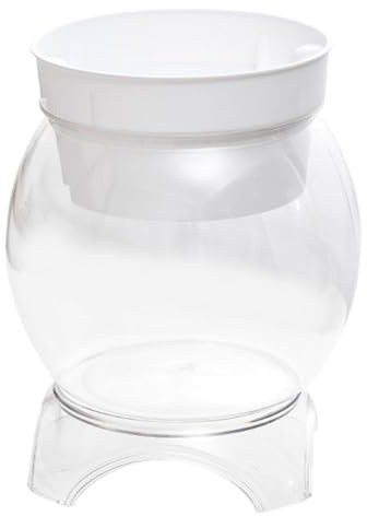 Aquarium aquaponique, Bocal à Poissons Transparent en Plastique avec Support et jardinière, Aquarium sain de 5 gallons pour Plantes d', Petit aquaponique, hydroponique