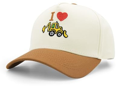 Hatwell Casquette Baseball Enfant 2-8 Ans, Brodée Garçon Fille Réglable | Broderies Colorées de Véhicules, Matière Confortable et Respirante, Fermeture Ajustable, Parfaite pour l'Été et les Sorties