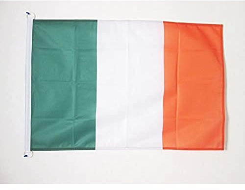 AZ FLAG Bandera Náutica Irlanda 90x60 cm Poliéster Malla Anillas Plástico