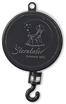 Sterntaler Spielwerk Schlaf, Kindchen, Geeignet ab der Geburt, Für Mobile, 12 x 7 x 4 cm, Dunkelgrau