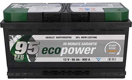 Cartec EcoPower Batterie EFB Parent (95 Ah, 850 A)