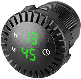 Affichage à LED d'horloge numérique tactile de moto de camion de bateau de voiture des véhicules à moteur de Buwei 12V / 24V