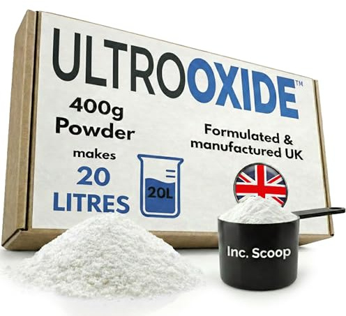 Allendale UltroOxide Ultrasonic Rust Remover for Metal - Makes 20L - UK Made Rust Cleaner for Tools, Bike Parts & Precision Components – Aluminium Safe, 400g