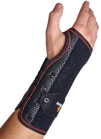 Orliman MUÑEQUERA SEMIRRÍGIDA CON FÉRULA PALMAR-DORSAL/FAST LACING IZ talla 2