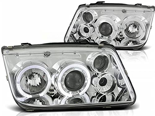 CR-Lights Angel Eyes Scheinwerfer für VW Bora 1998-2005 Nebelscheinwerfer