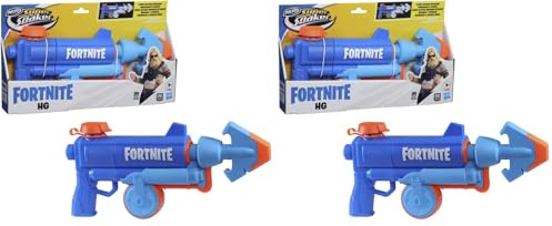 Super Soaker 5010993898794 Nerf Fortnite HG Water Blaster, Pump-Action Soakage, Outdoor Summer Games for Teens, Adults, Multi (Packung mit 2)