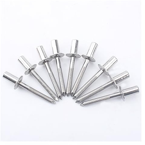 150 Stück M6,4 304 Edelstahl versiegelte Hohlnieten Blindnieten (Size : 6.4X20mm 150pcs)