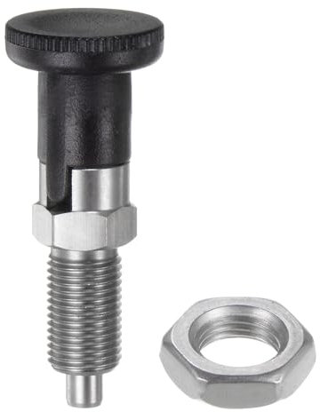 QUARKZMAN Pasador de Resorte de Bola de Ajuste Por Presión M10 Pasador de Autoretención de Acero Inoxidable Pasador de Indexación Retráctil Para Ubicación de Equipos Industriales