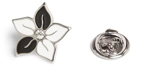 BRERA67 Broschen für Kleidung mit Knöpfe | Brosche Damen Schmuck elegant | Kleider Pins Anstecker | Clips für Kleidung Made in Italy