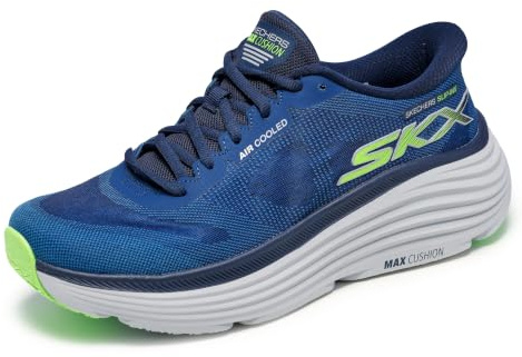 Skechers herr Max dämpning Endeavour Exciton Sneaker, Marinblått Xsp, 46 EU