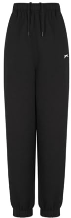 Slazenger fleecebyxor med stängd fåll, Svart, S