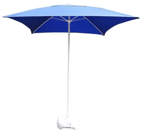 Sombrilla Cuadrada para jardín de 6,6 pies con protección UV, Impermeable, sombrilla de Mesa para Exteriores, Patio, Playa, Mercado, Eventos comerciales, Junto a la Piscina