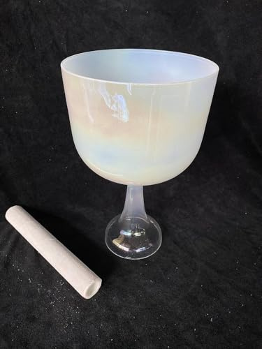 4ème Octave Hauteur Parfaite Note C Chakra Racine Calice Chantant en Cristal Blanc Magique 432 Hz pour la méditation.