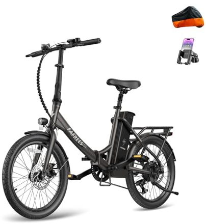 Fafrees F20 Lasting Premium City Faltrad Ebike | 250W Elektrofahrrad mit 36V 18.2Ah Akku (140kg Tragkraft) | StVZO-Zugelassen | Effiziente Fahrt