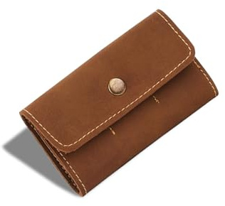 JTQYFI Kompakte PU Gitarren Pick Tasche Anhänger PU Leder Gitarren Plektrum Tasche Für Die Reise Und Den Täglichen Gebrauch