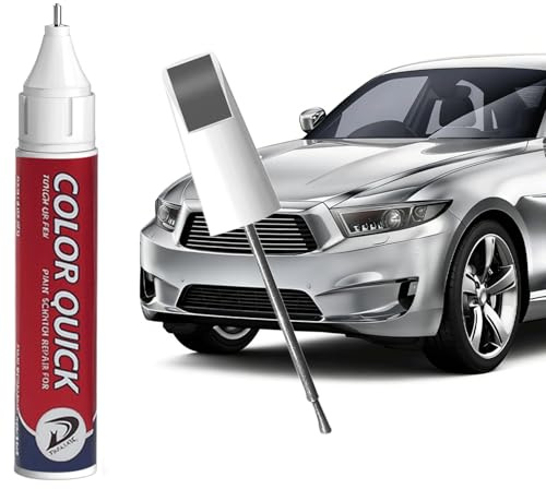 LEMONSTONE Lackstift Silber Glänzend, Lackstift Auto Silber, Autos Kratzer Reparatur Stift, 2 in 1 Auto Lackstifte für Kratzer, für Kratzerreparaturen der Meisten Autos, Motorräder, Transporter
