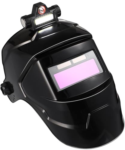 UTHCLO Auto Darkening Welding Mask Breathable Pp Material with Large Viewing Screen and Adjustable Tightness Head-mounted Welder Mask for Welding Tasks for Carbon Arc Gouging