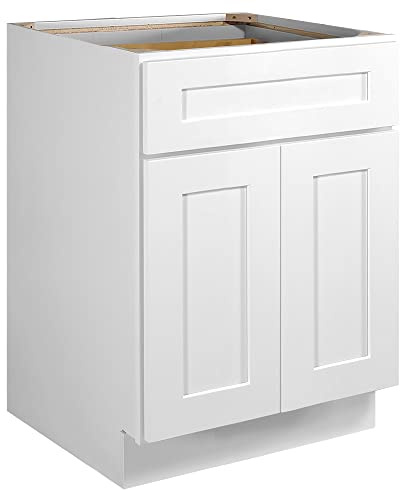 Design House Brookings Kitchen Base Cabinet, 24, White