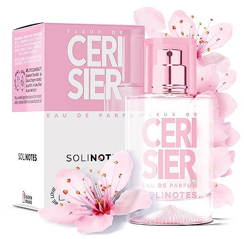 Parfum Femme SOLINOTES Fleur de Cerisier - Eau De Parfum | Fragrance Florale et Apaisante - Cadeau Parfait pour Elle - 50 ml