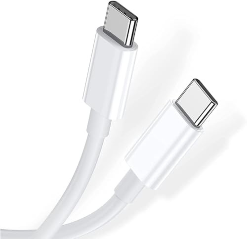 Adhiper USB-C auf USB-C Kabel 60W 20V/3A Ladekabel Schnellladekabel Datenkabel Kompatibel mit Huawei MateBook 13/14/D14/D15/16s/D16, MateBook X Pro, MatePad 11/Pro, Mate 50/60 Serie usw. (2m/Weiß)