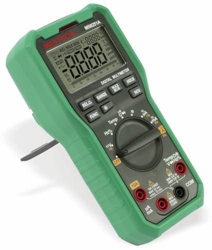 Mastech MS8250A/D MS8251A/B MS8261 MS8264 MS8265 MS8268 MS8269 Multimètre numérique DMM Mesureur AC/DC Tension Courant Ohm avec testeur de température Diode Continuité (MS8251A)