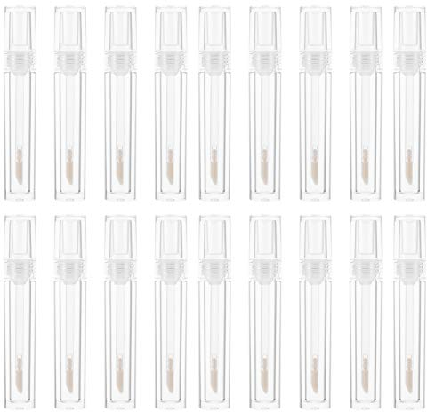 LALAFINA 20stücke Leere Lipgloss-tube Wiederverwendbare Lipgloss-rohr Diy Nachfüllbare Kosmetische Verpackung Container Lippenfarbenbehälter Lippenbalsam-flaschen