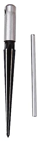 F Fityle Hand Held Reamer Taper Reamer Reaming 5 Degree 6 Fluted Guitar Ream Tool Tapered Tool, 1/8-1/2 for Guitar Woodworker Luthier Repair Violin