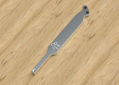 Simple Woodturning Tools Simple Scraper III Angled Carbide Shaping and Finishing Tool for Wood Lathe Turning, USA Made (Unhandled with Negative Rake Oval Cutter)
