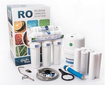 Wasserfilter Umkehrosmose 6-Stufen RO6 mit Kartuschen und Tank