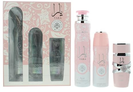 Lattafa SET DE REGALO YARA (SPRAY/AF/DEO)