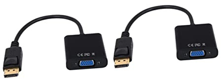 KONTONTY Adattatore Da Display A Vga Convertitore Vga Cavo Adattatore Per Proiettore Tv Led Display 1080p Segnale Di Uscita