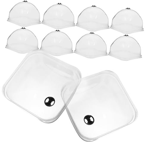 SEWOART 10pezzi Copertura Cupola per Piante da Giardino Protezione Antigelo Materiale Resistente Design Trasparente e Traspirante per Controllo del Flusso d'Aria e Mantenimento del Calore