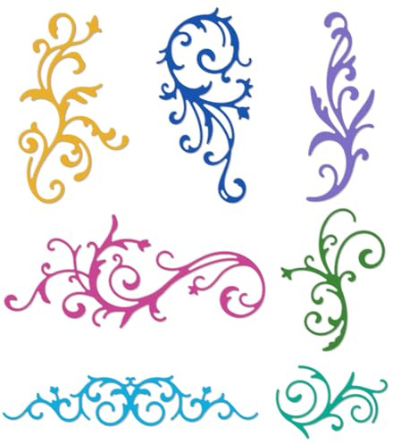 DELORIGIN Stanzformen Retro Rankenblumen Rand Kartenrahmen Stanzschablone | Hochzeit, Dekorative Randmuster, Metall Schablonen, Scrapbooking Prägeschablonen, Für Geburt Hochzeit Grußkarten Herstellung