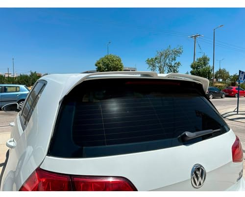 Motordrome Dachspoiler passgenau | kompatibel mit Volkswagen Golf VII GTI / R / R-Line 2012-2017 & Facelift (7.5) 2017-2019 (PU)
